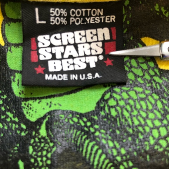 90s Vintage Dragon Graphic T-Shirt Screen Stars - Picture 4 of 4